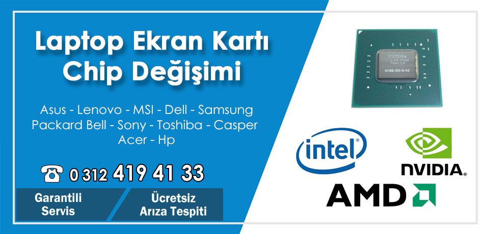 Laptop Ekran Kartı Tamiri Ankara