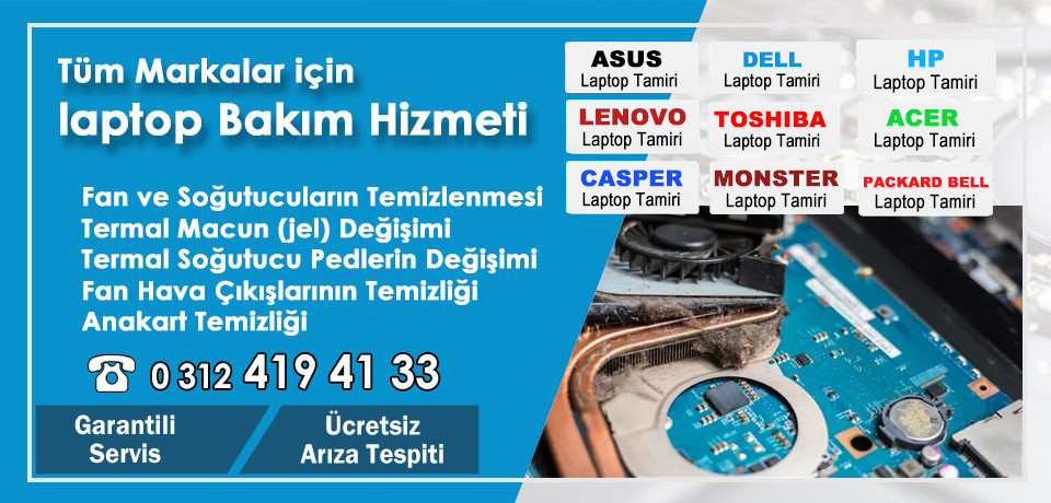 Dex Bilişim Laptop Servisi Bakım Paketleri