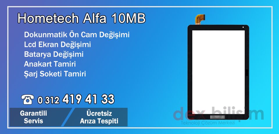 Hometech Alfa 10MB Dokunmatik