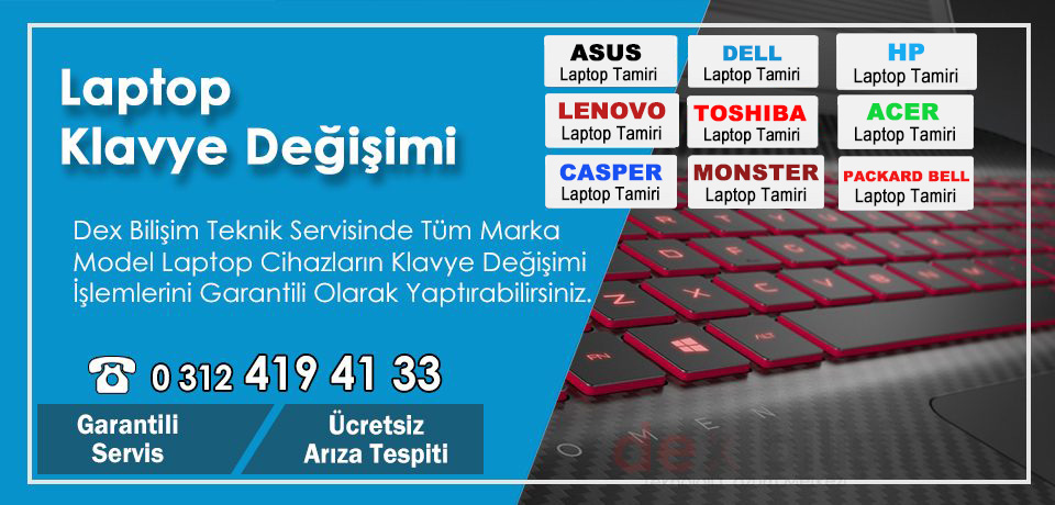 Laptop Klavye Değişimi – Fiyatları Garantili