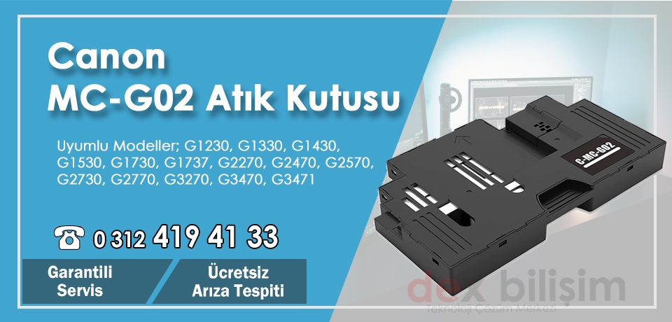 Canon MC-G02 Orjinal – Muadil Atık Kutusu Değişimi